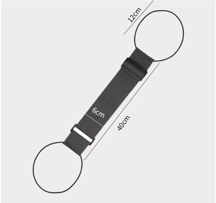 Luggage Strap Belt - 1 Pack Black Luggage Straps for