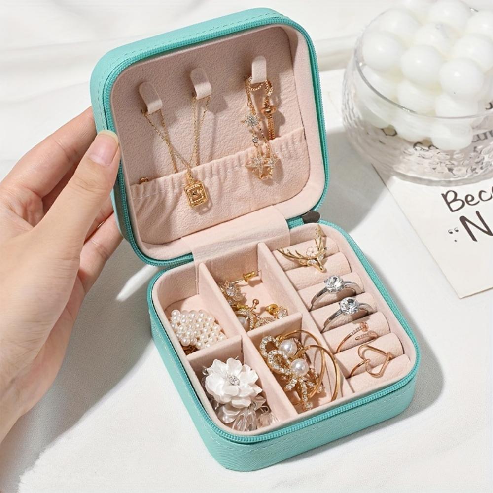 Travel Jewellery & Accessories Organiser - Mini Jewellery Box, Jewellery Organiser for