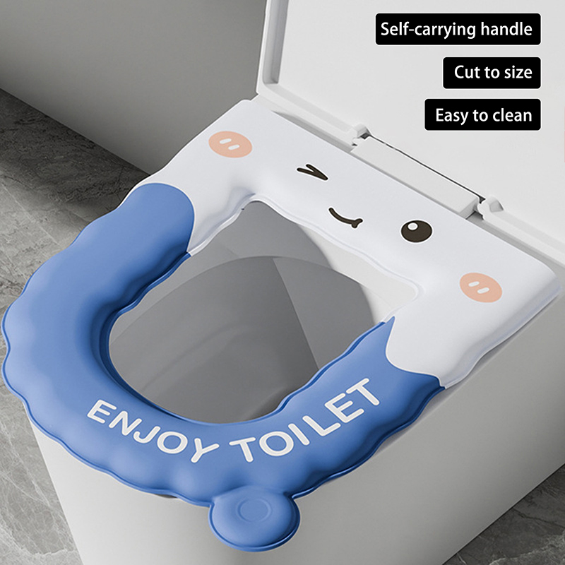 Travel Accessories Useful - Reusable Waterproof Toilet Seat Cover Washable