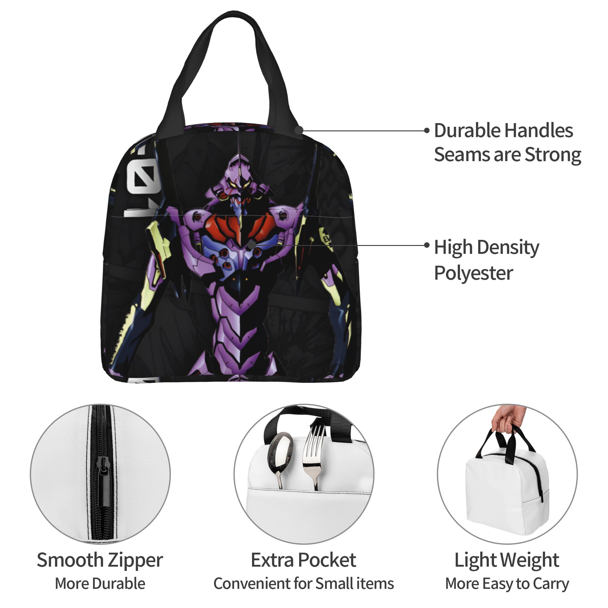 Travel Accessories 2022 - E-Evangelions Thermal Insulated Lunch Bags Women