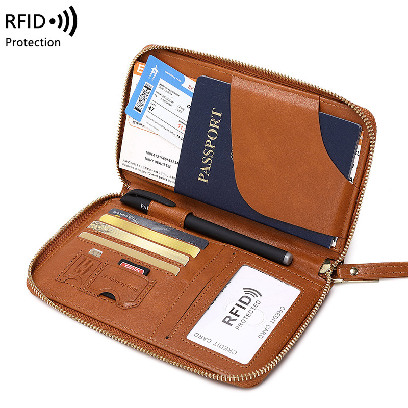 Travel Accessories Rfid - New Leather Passport Cover RFID Blocking