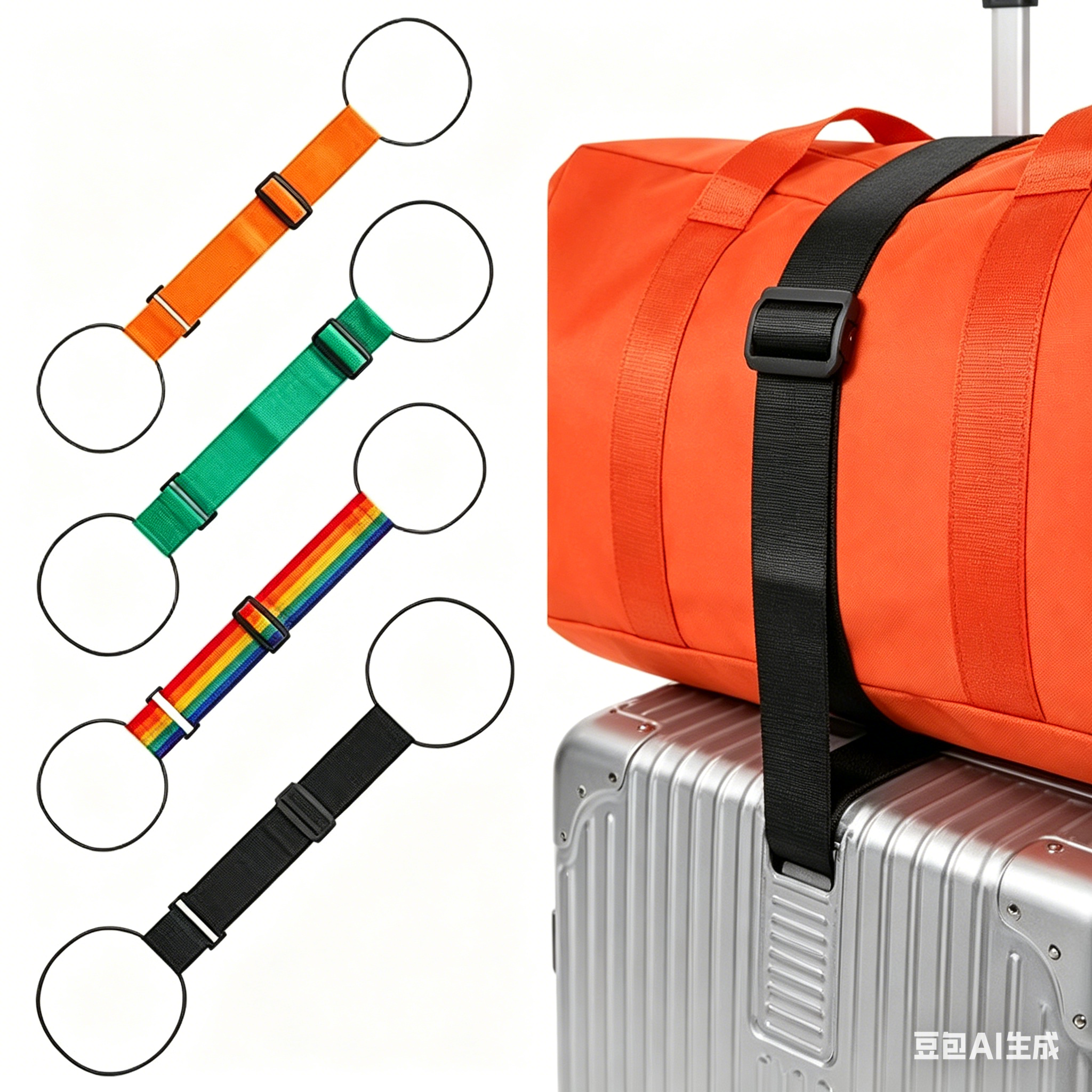 Luggage Strap Belt - Adjustable Luggage Strap Travel Suitcase Add