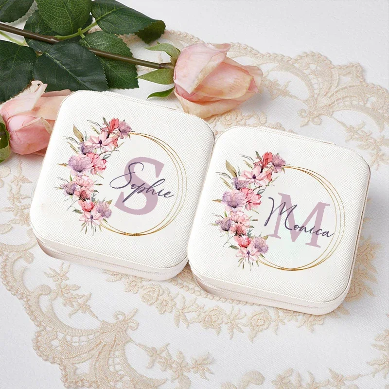 Travel Jewellery & Accessories Organiser - Personalized Jewelry Box Ring Boxes Travel