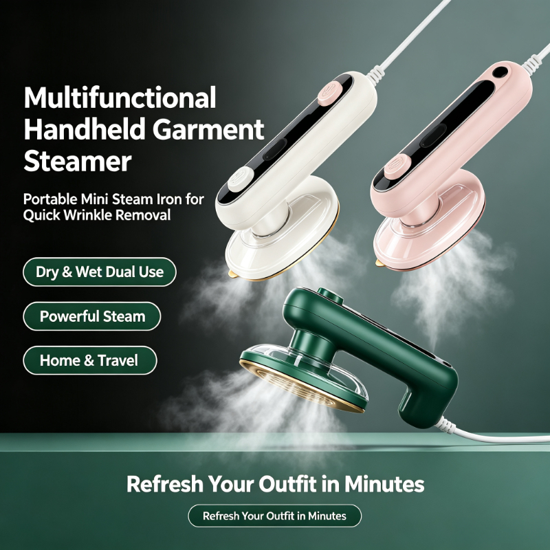 Mini Iron Travel - Multifunctional Handheld Garment Steamer Portable Mini