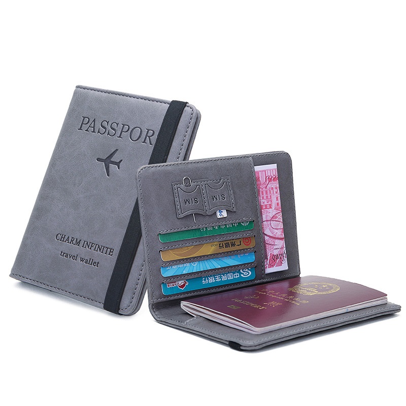 Travel Accessories Rfid - New Style Elastic Band Leather Passport