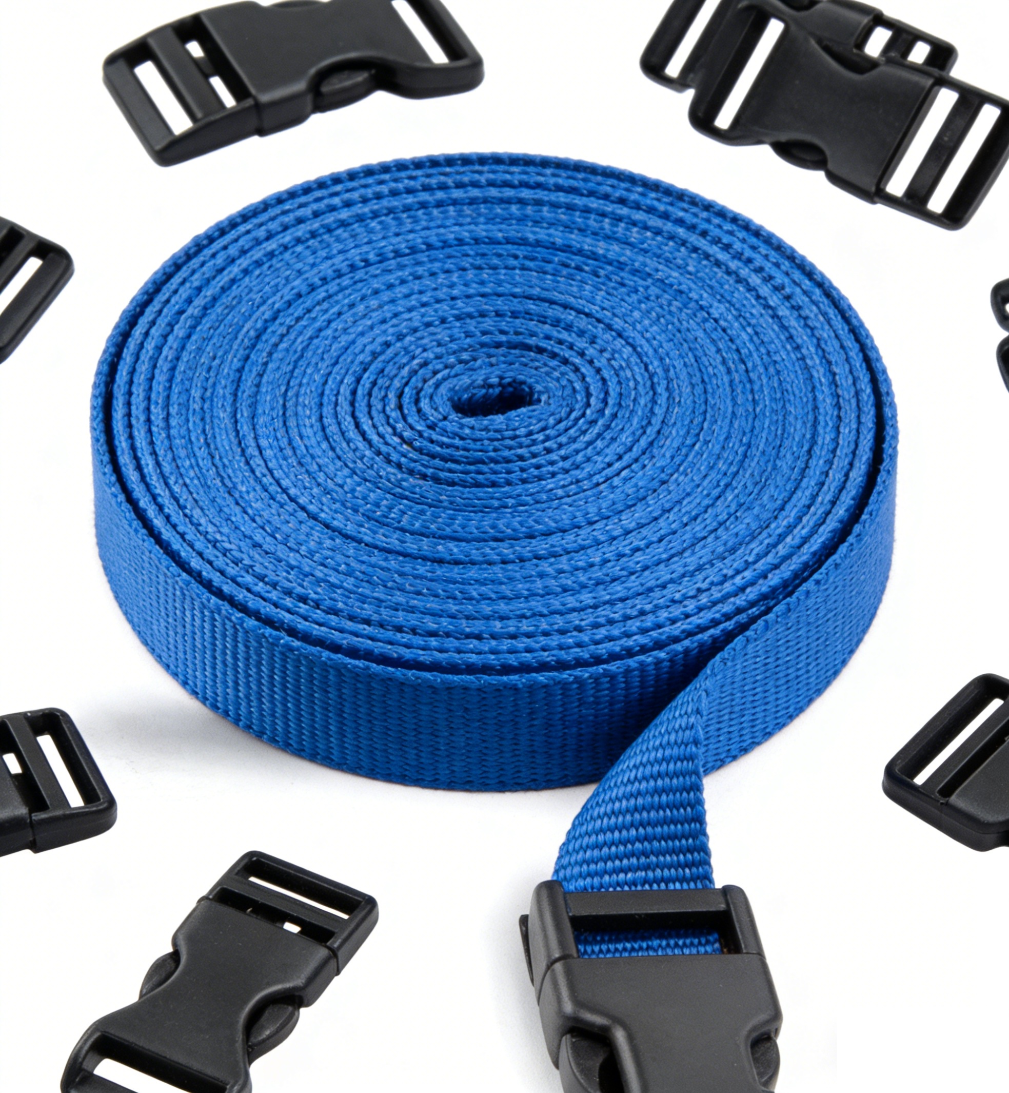 Luggage Strap Belt - 4M Nylon Webbing Strap with 10
