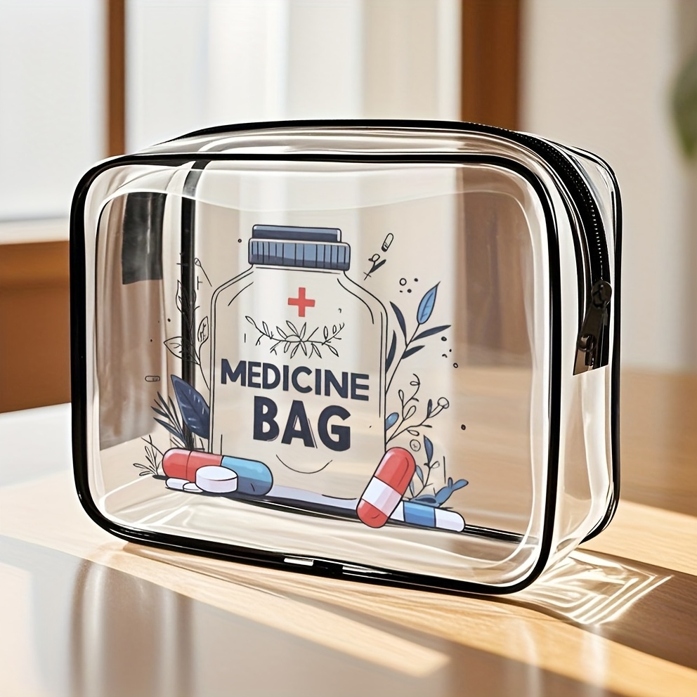 Toiletry Bag Tsa - 1pc Clear Makeup Bag Transparent Travel