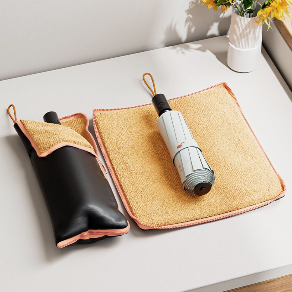 Travel Umbrella Compact - Absorbs Water Wet Umbrellas Bag Reusable