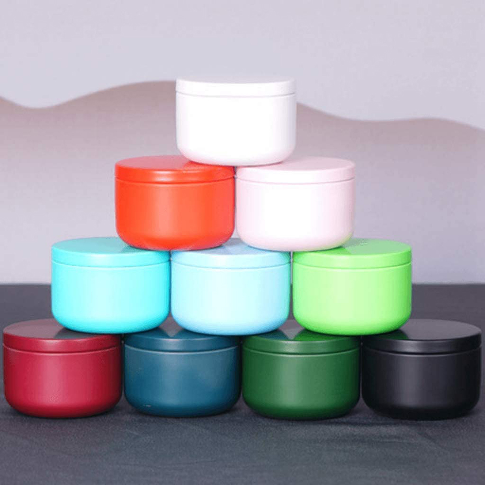 Mini Iron Travel - Tea Can with Airtight Lids Tinplate