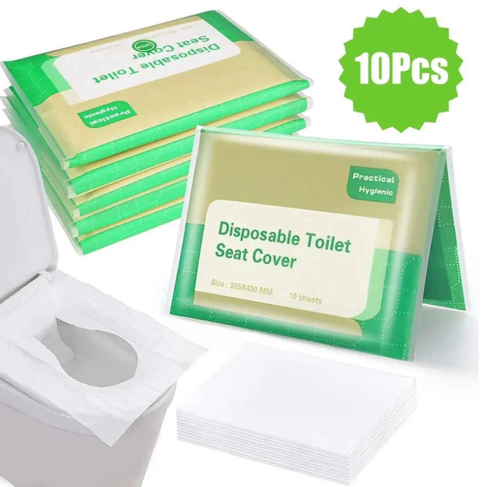 Travel Accessories Useful - 20/50Pcs Disposable Flushable Toilet Seat Covers