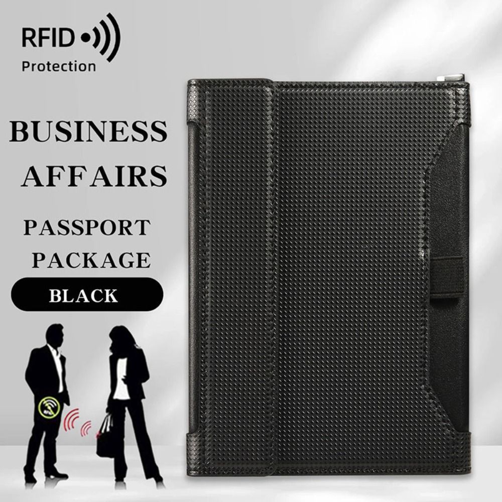 Travel Accessories Rfid - Solid Color Passport Holder RFID Blocking