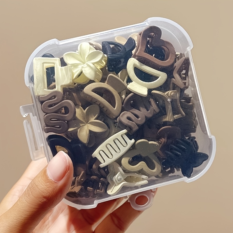 Travel Accessories Useful - 5/10/20/30pcs Beige Mixed Pack Small Clips,