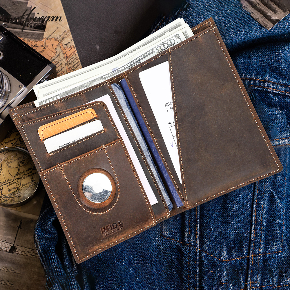 Travel Accessories Rfid - Customized Passport Cover Wallet Genuine Leather