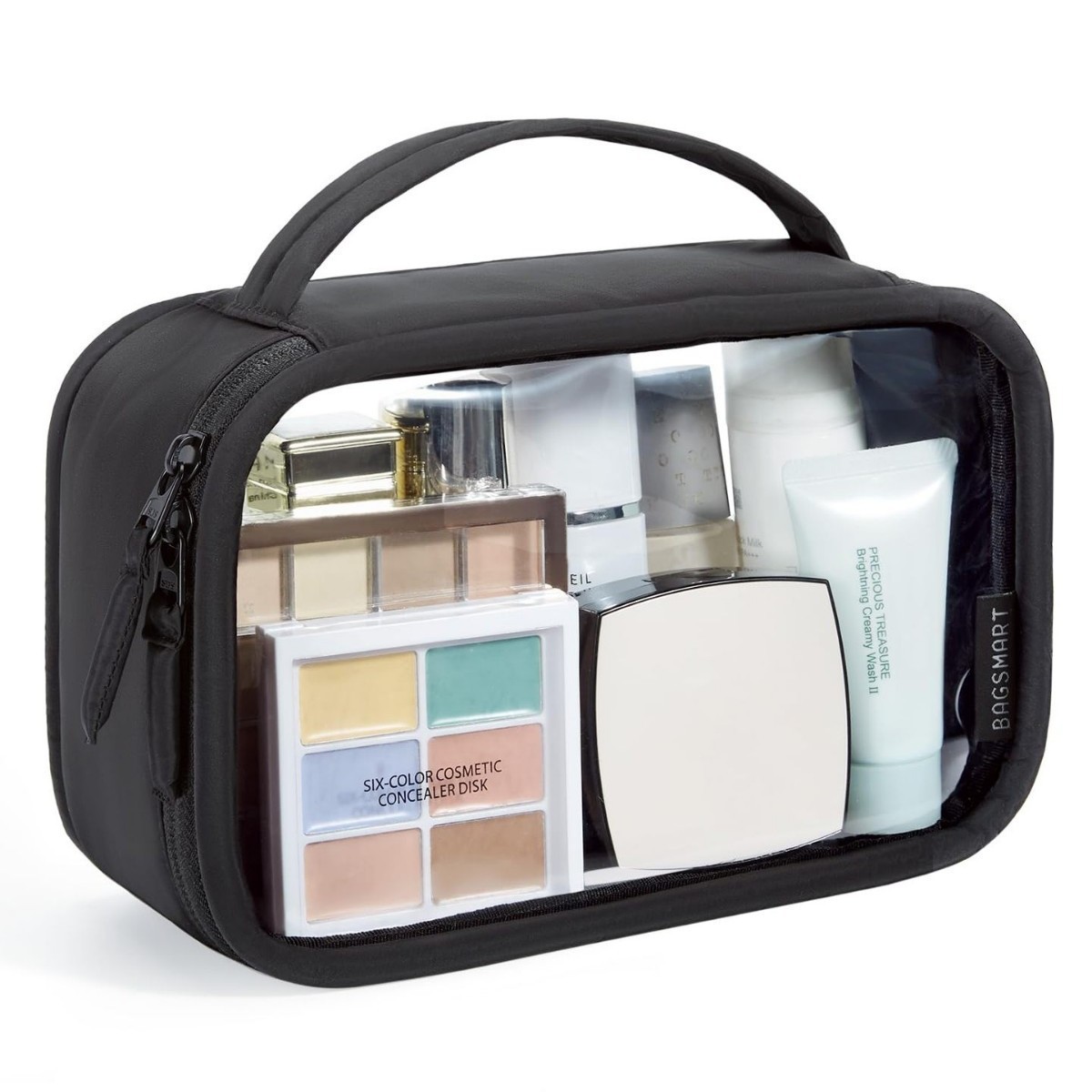 Toiletry Bag Tsa - TSA-Approved PVC Clear Makeup Case Toiletry