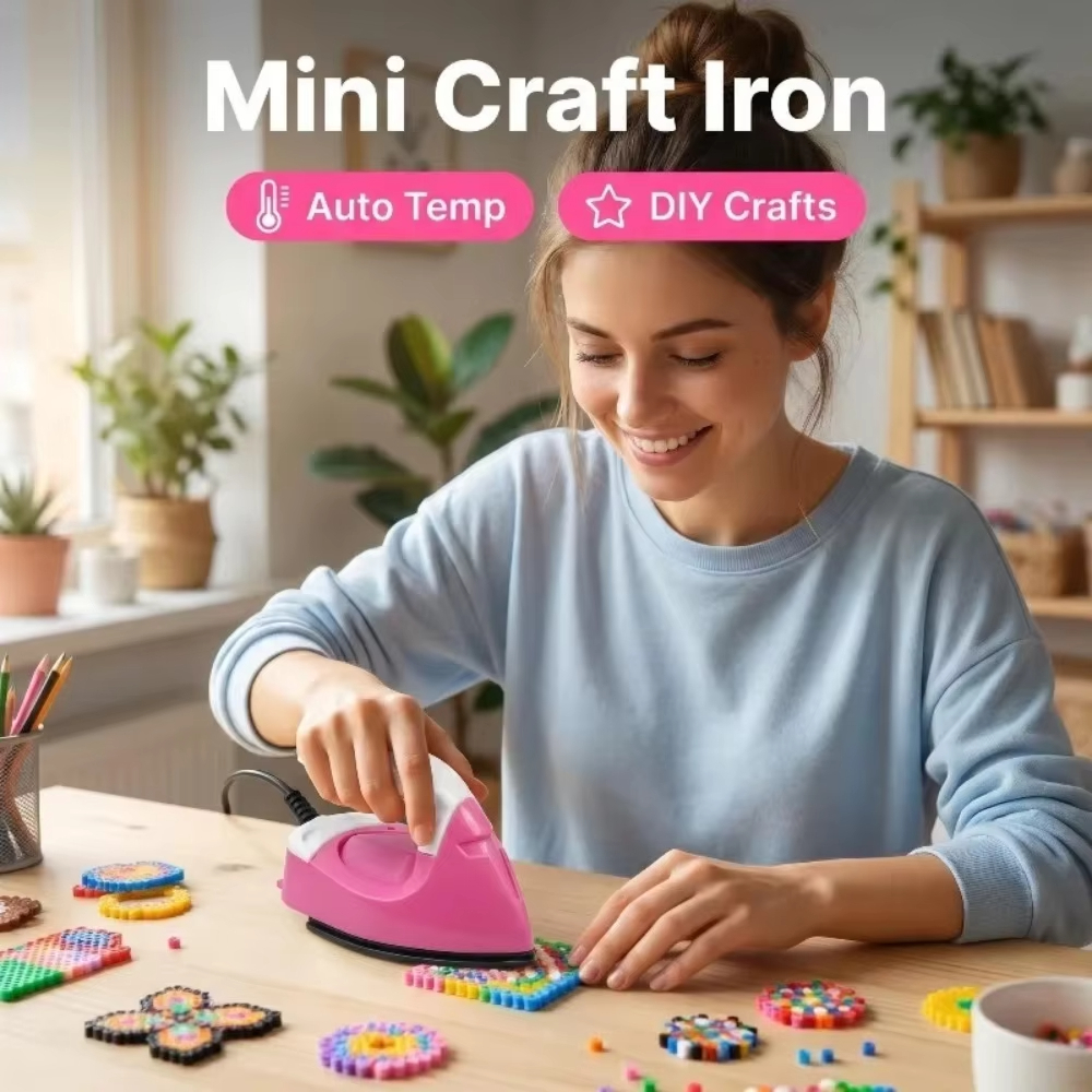 Mini Iron Travel - Mini Electric Iron Portable Travel Craft