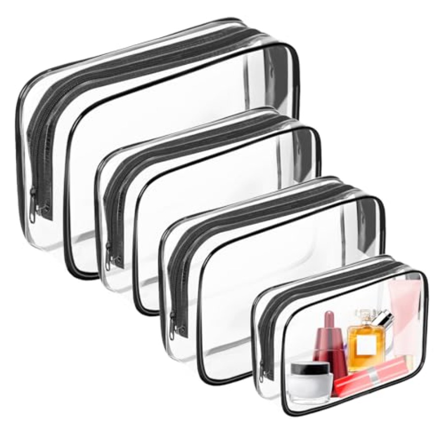 Toiletry Bag Tsa - Clear Makeup Bag, Portable Travel Toiletry