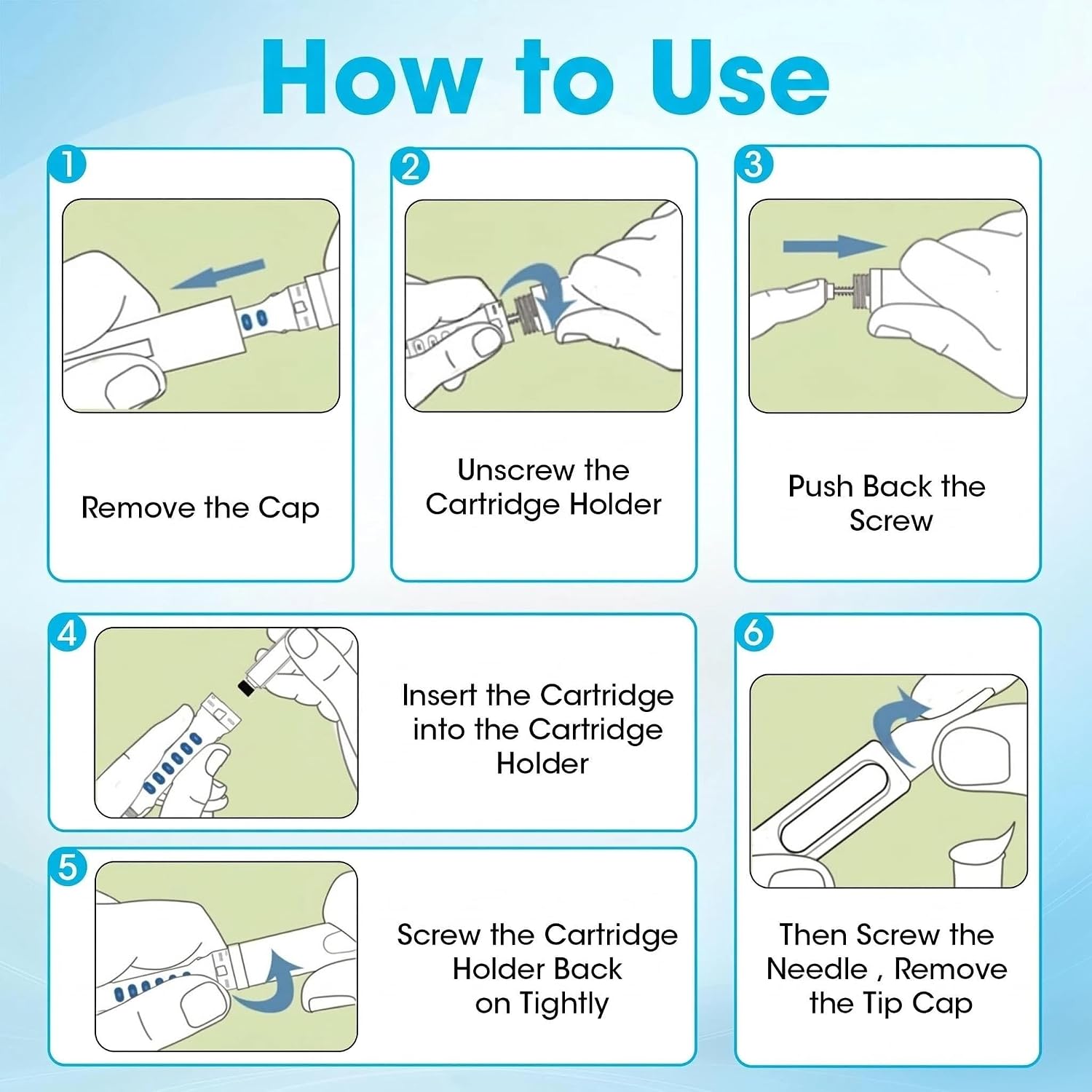 60 Units Peptide Pen Injector  - Travel Accessories Useful review and price
