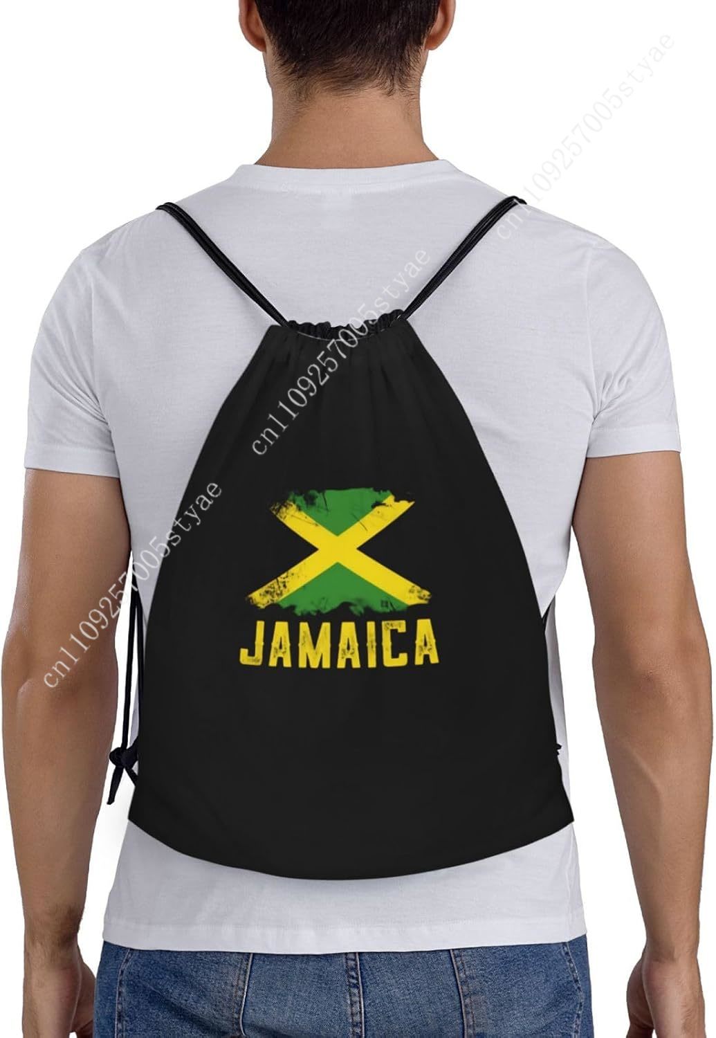 Jamaica Flag Drawstring Bag Ba - Travel Accessories For Jamaica review and price