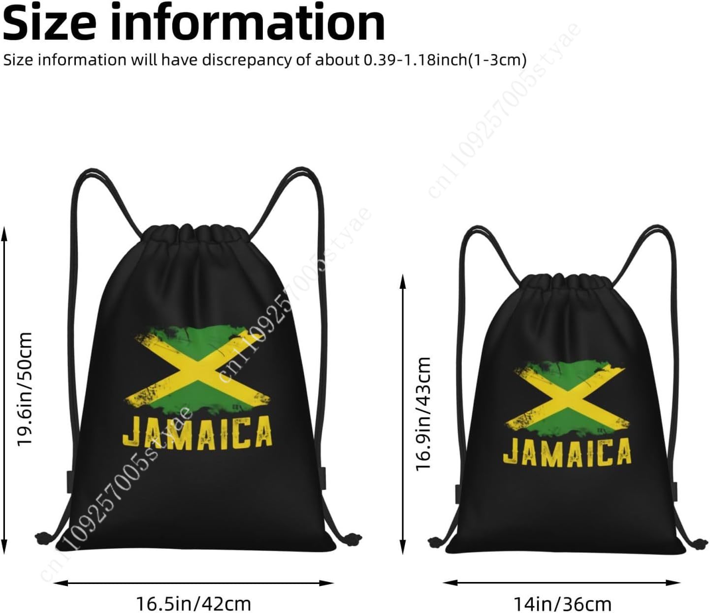 Jamaica Flag Drawstring Bag Ba - Travel Accessories For Jamaica review and price