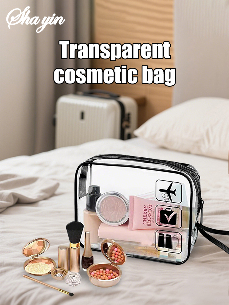 Transparent makeup bag, portab - Toiletry Bag Tsa review and price