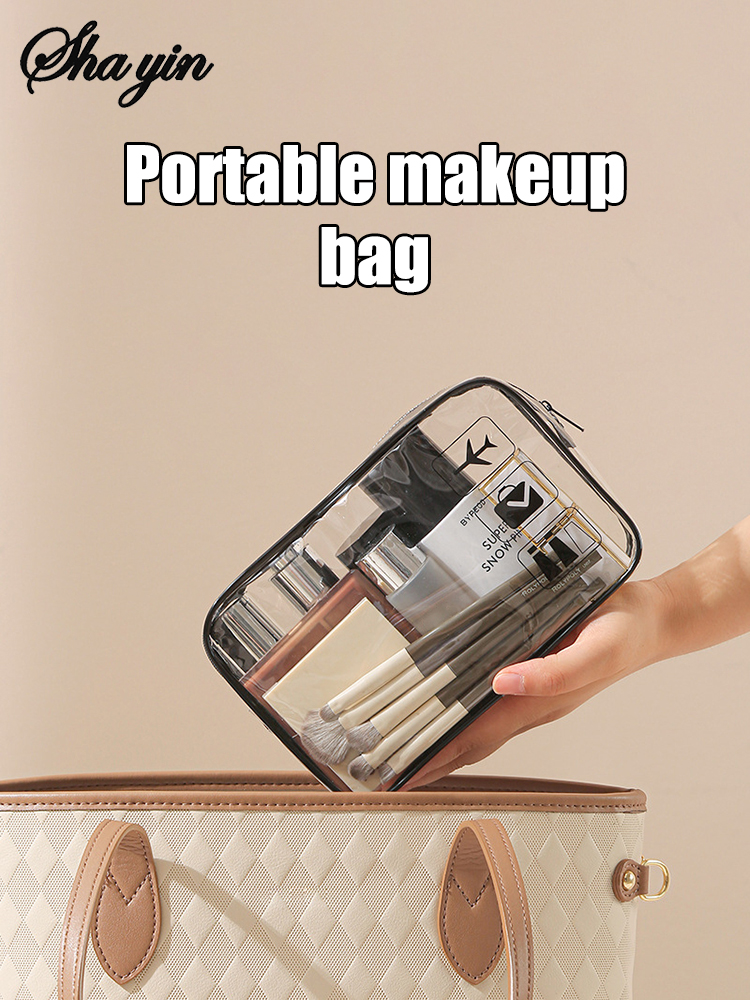 Transparent makeup bag, portab - Toiletry Bag Tsa review and price