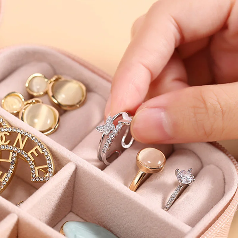 Purple Letters Jewelry Box Wed - Travel Jewellery & Accessories Organiser review and price