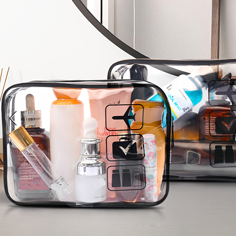 Cosmetic Pouch 3 Pcs Clear Toi - Toiletry Bag Tsa review and price