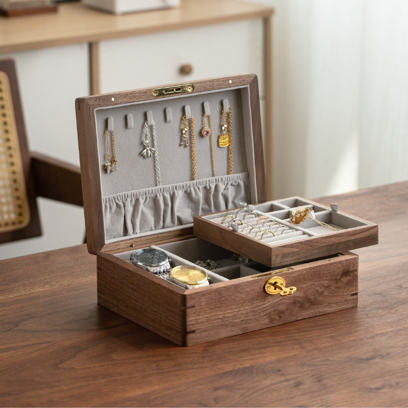 Portable Jewellery Box Solid W - Travel Jewellery & Accessories Organiser review and price
