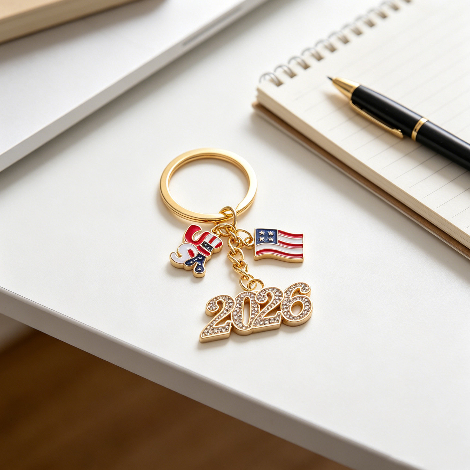 5Pcs American Flag Keychains U - Travel Accessories July review and price
