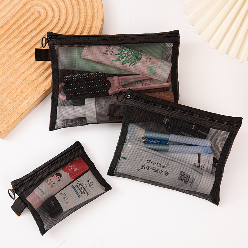 1/5/10pcs Mesh Clear Cosmetic  - Toiletry Bag Tsa review and price