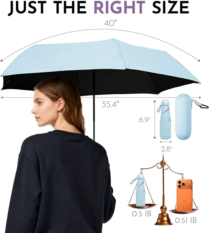 GMOX New Mini Capsule Folding  - Travel Umbrella Compact review and price