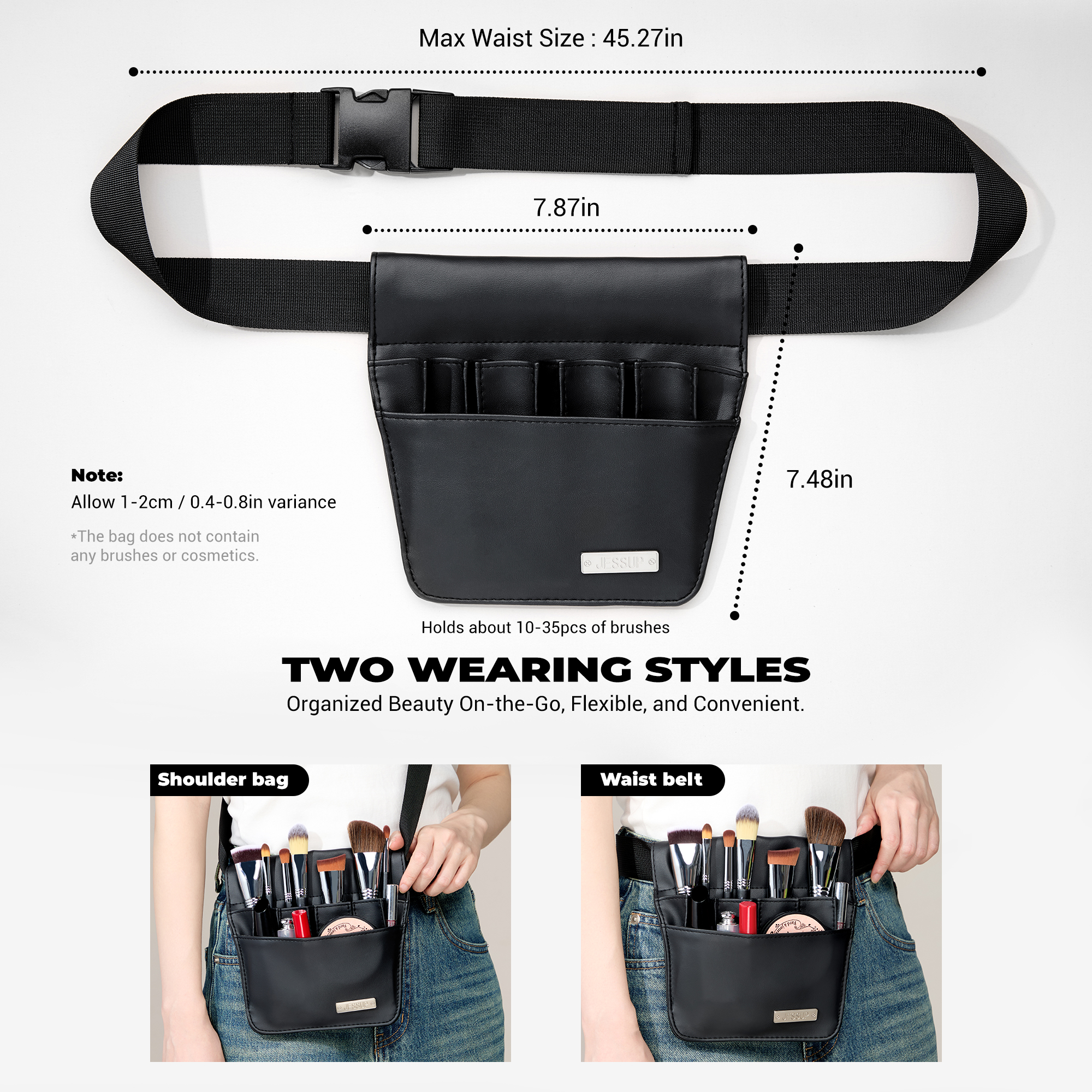 Jessup Makeup Artist Belt Bag  - Travel Accessories Bag For Women review and price