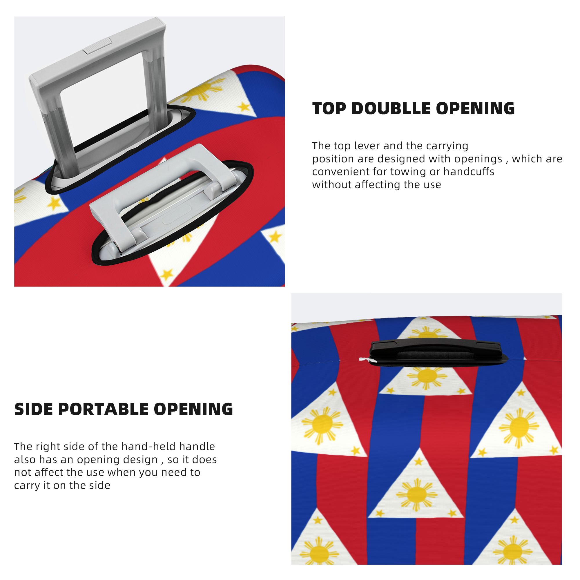 Philippines Flag Luggage Cover - Travel Accessories Philippines review and price