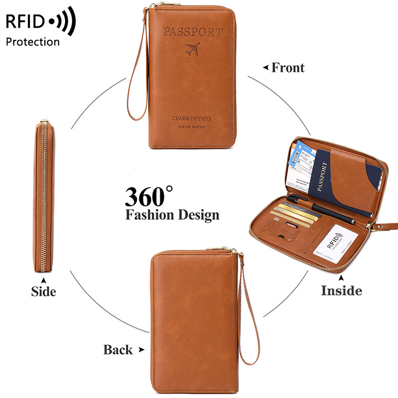 New Leather Passport Cover RFI - Travel Accessories Rfid review and price