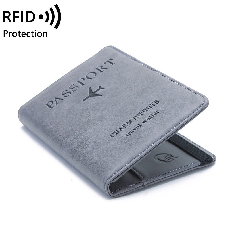 Unisex PU Leather Passport Hol - Travel Accessories Rfid review and price