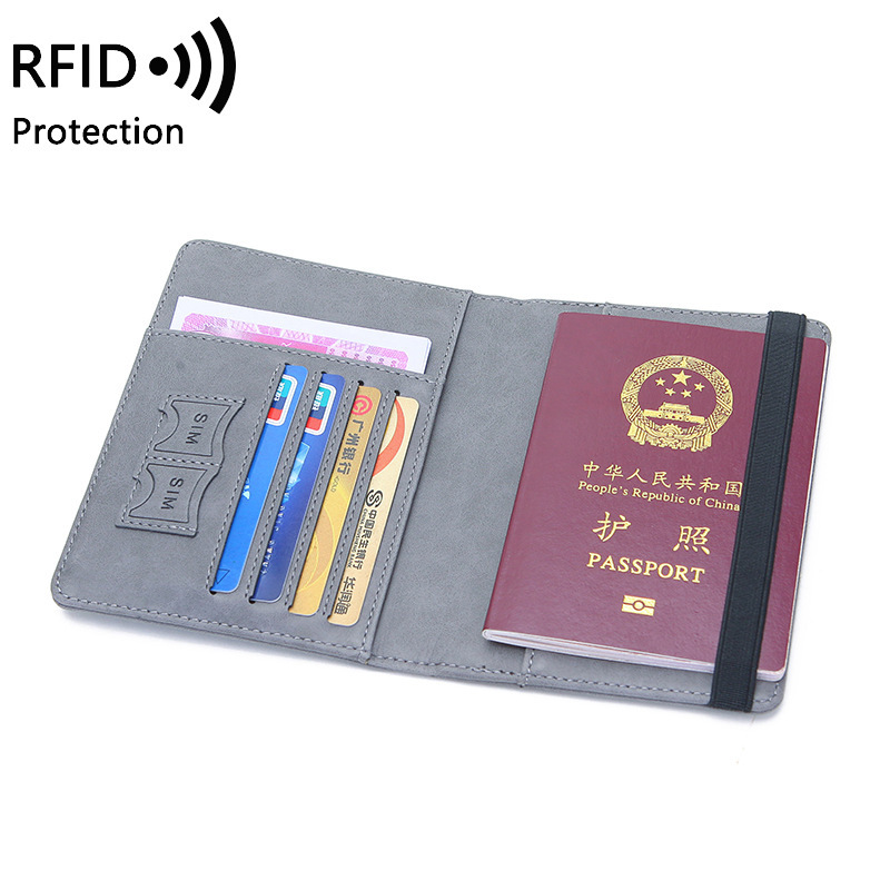 Unisex PU Leather Passport Hol - Travel Accessories Rfid review and price