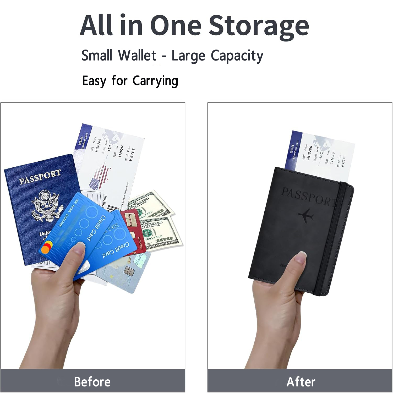 Passport Holder Wallet Cover T - Travel Accessories Rfid review and price