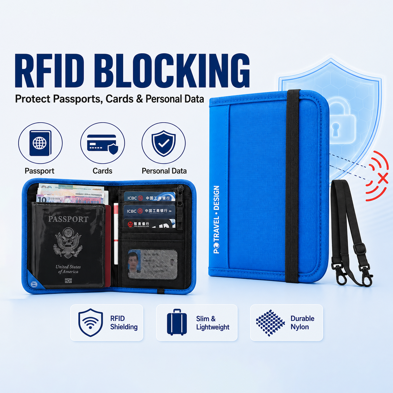 RFID Travel Wallet Passport Ho - Travel Accessories Rfid review and price