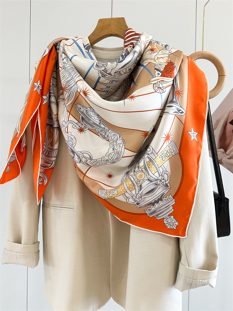Luxury Brand Scarf Large Silk  - Travel Accessories Bag For Women review and price
