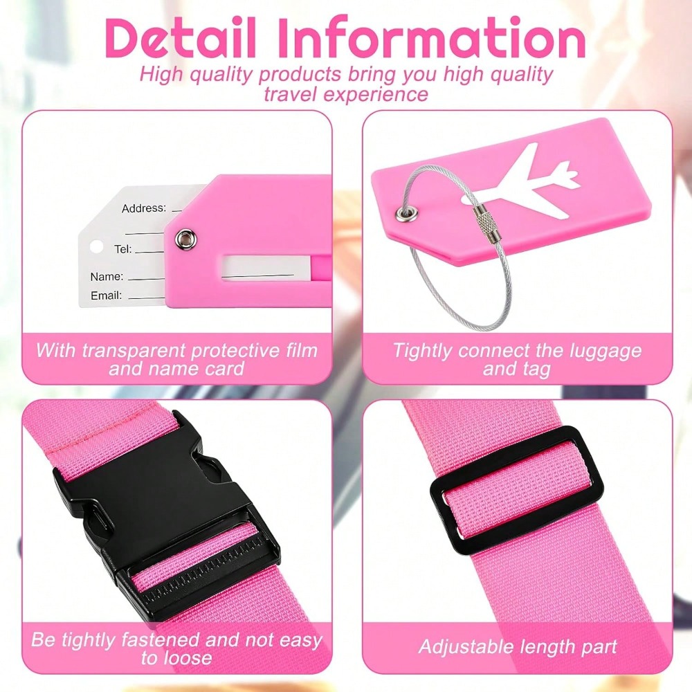 Luggage Strap Set with Luggage - Luggage Strap Belt review and price