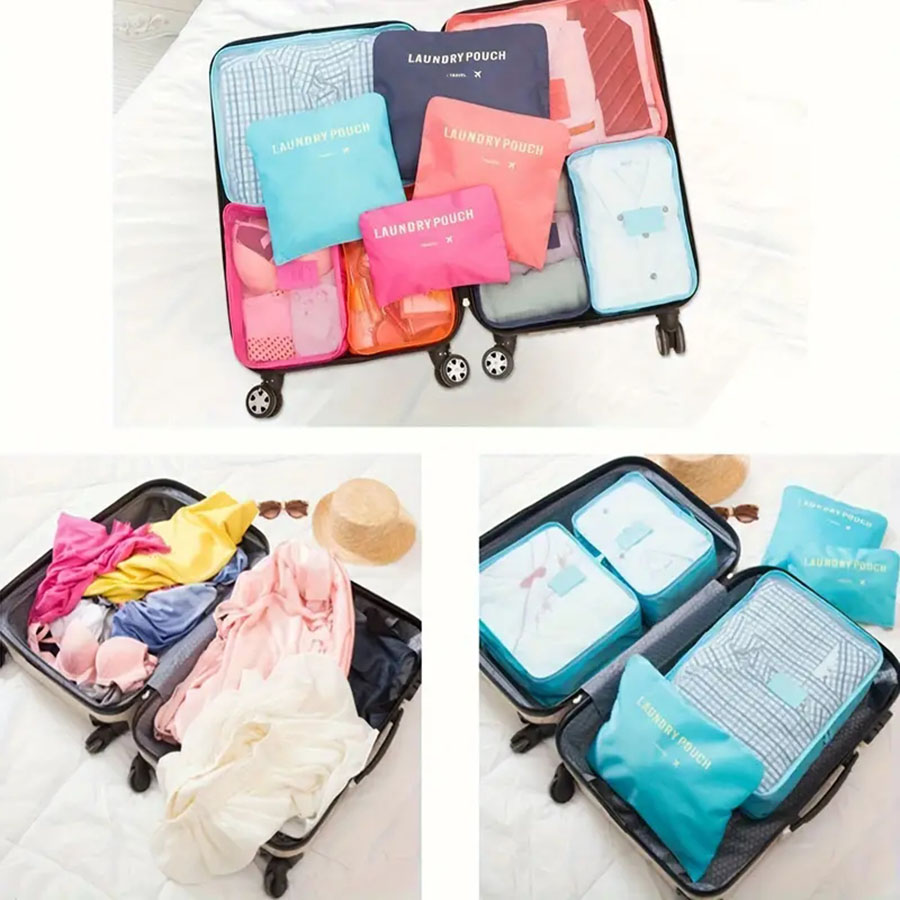6pcs Travel Organizer Storage  - Travel Accessories Bag For Women review and price