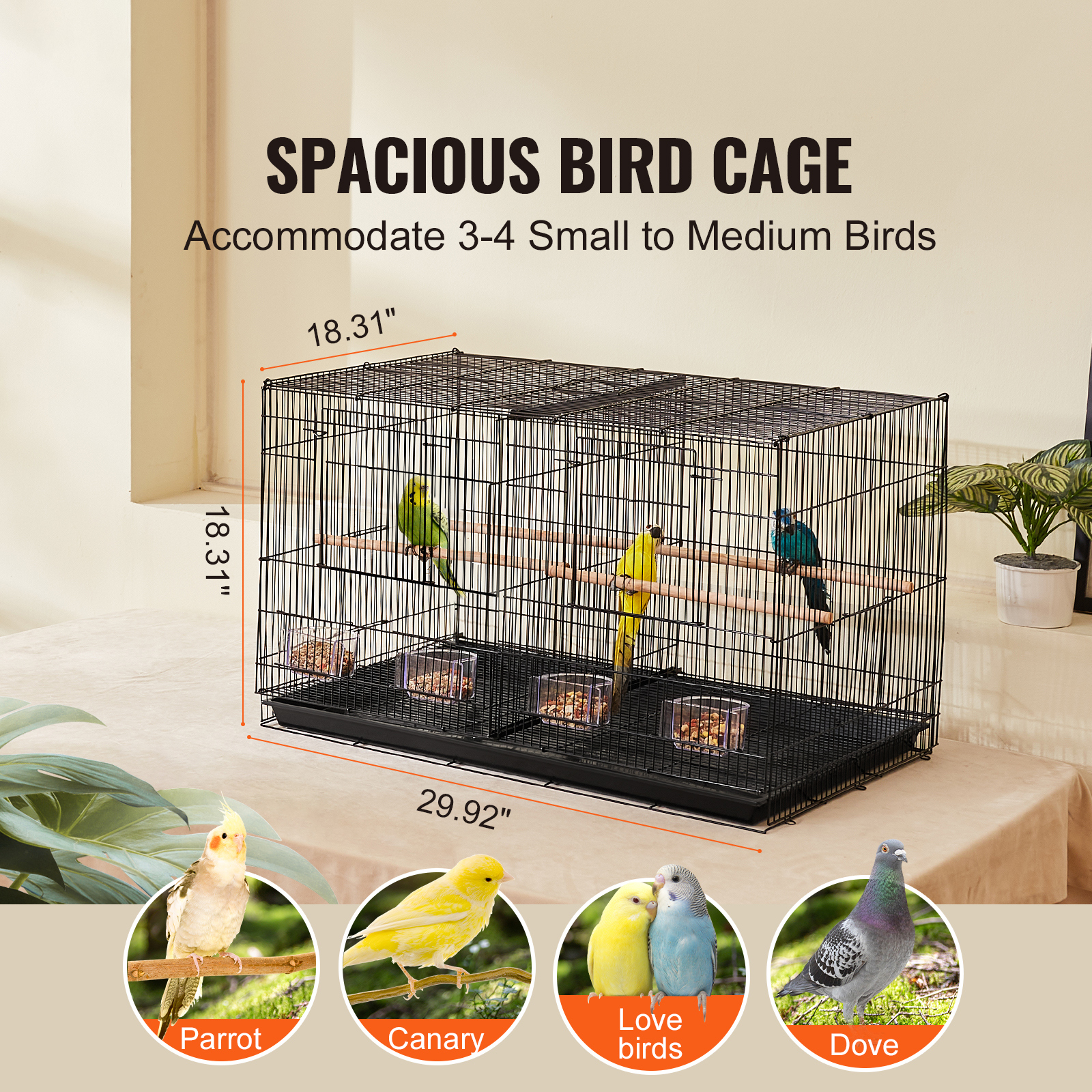 SucceBuy 30In Flight Bird Cage - Mini Iron Travel review and price