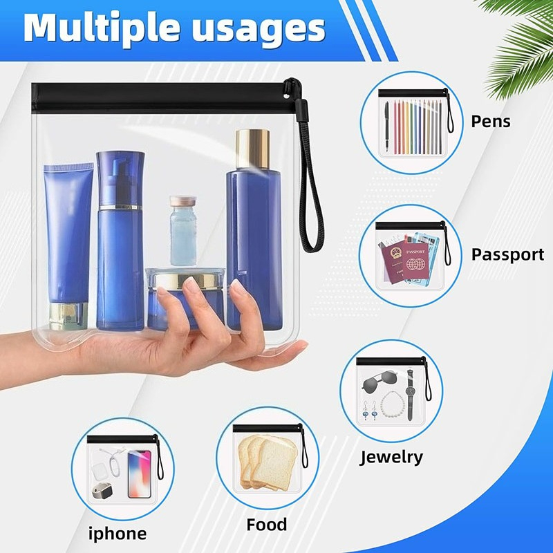 2pcs EVA Transparent Travel To - Toiletry Bag Tsa review and price