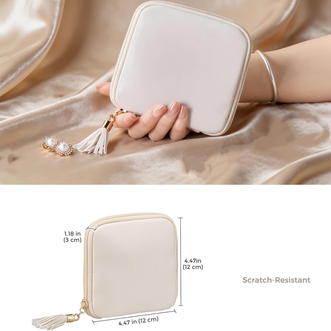 Soft Jewelry Case Organizer, P - Travel Jewellery & Accessories Organiser review and price