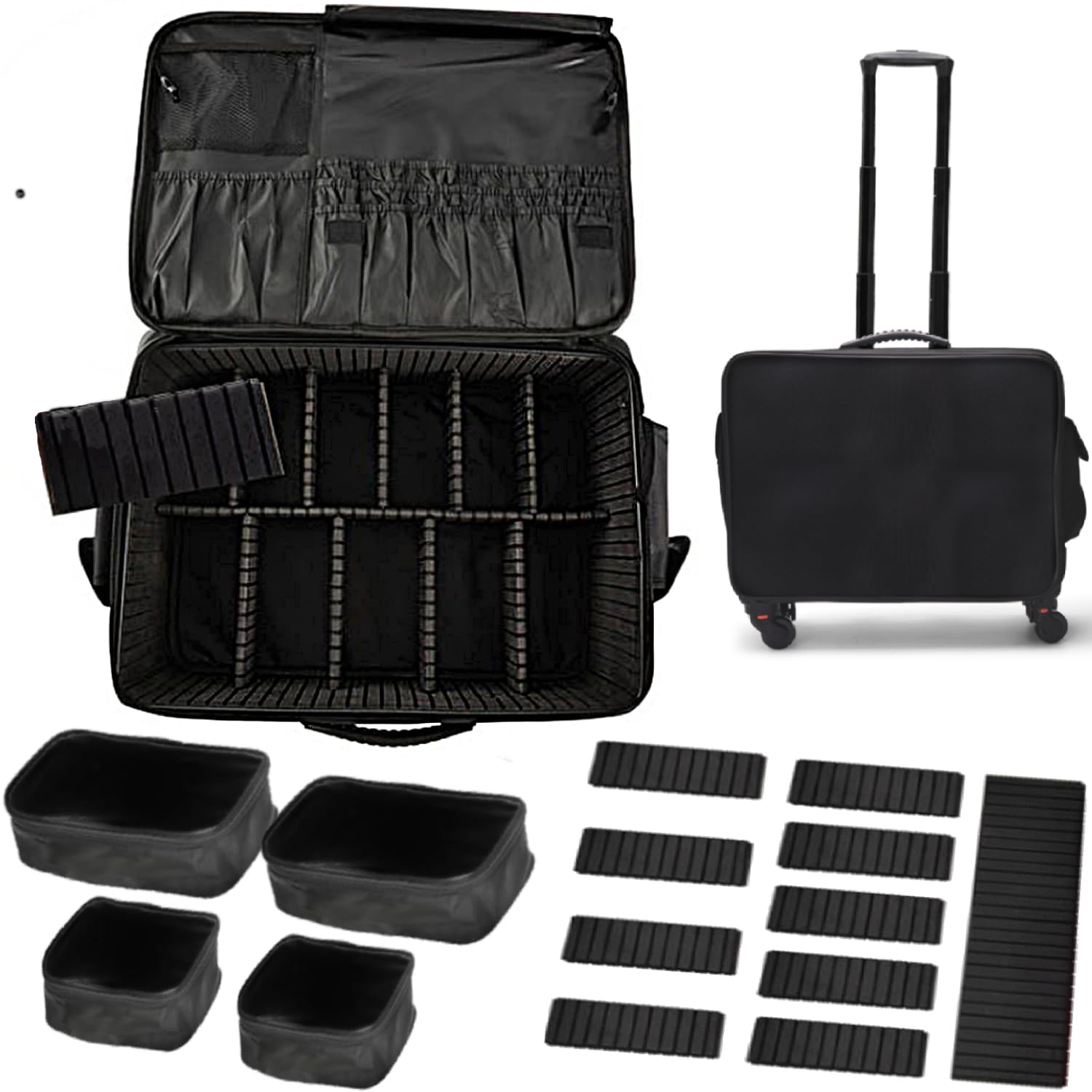 Salon Rolling Makeup Case Trai - Travel Accessories In Train review and price