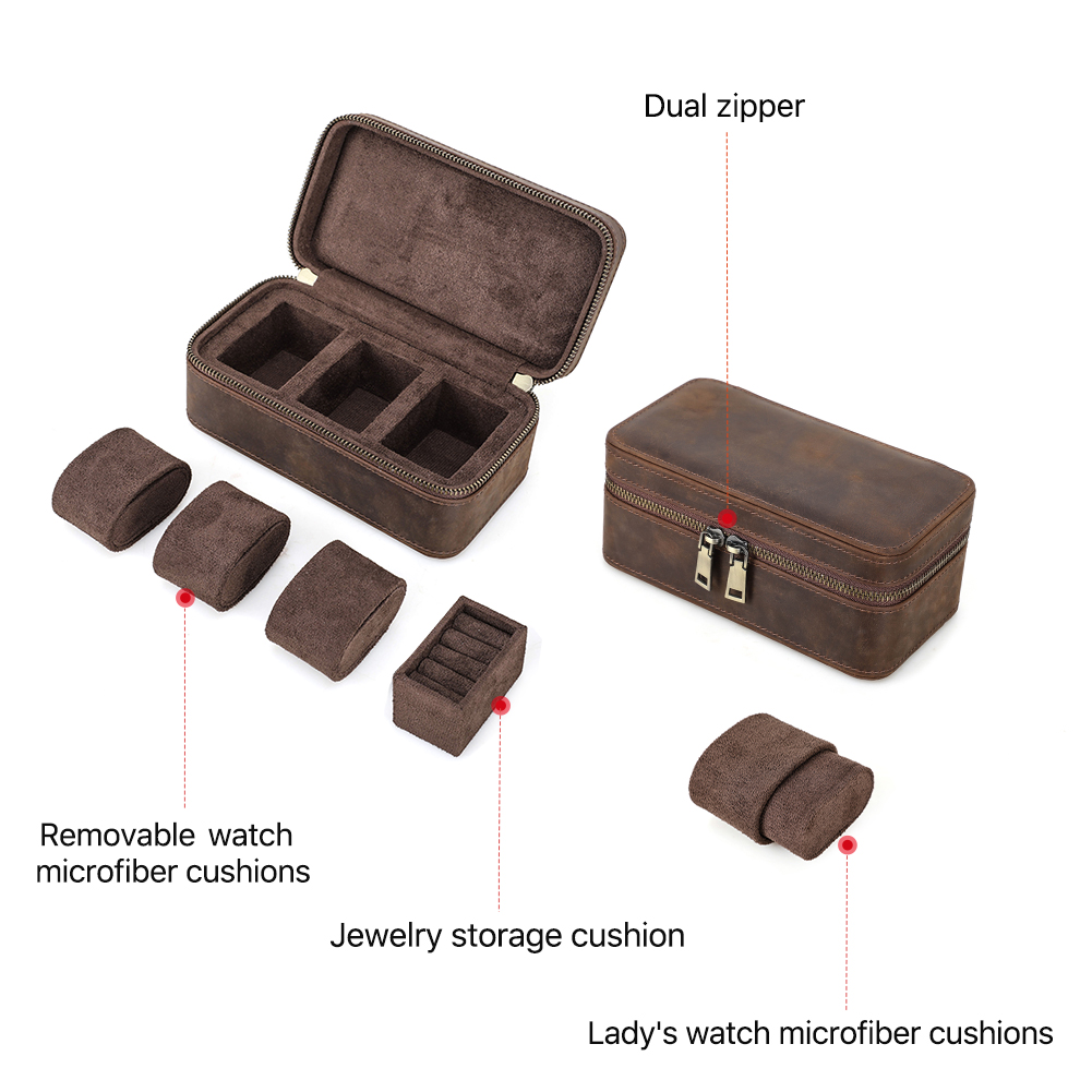 CONTACT'S FAMILY 3 Grids Genui - Travel Jewellery & Accessories Organiser review and price