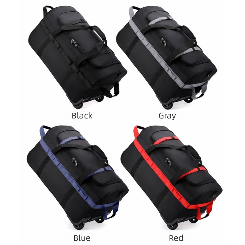 Heavy-Duty Wheeled Duffel Bag  - Travel Accessories Bag For Men review and price