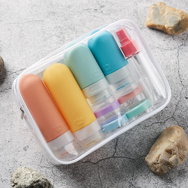 17 Pack Silicone Leak Proof Tr - Toiletry Bag Tsa review and price