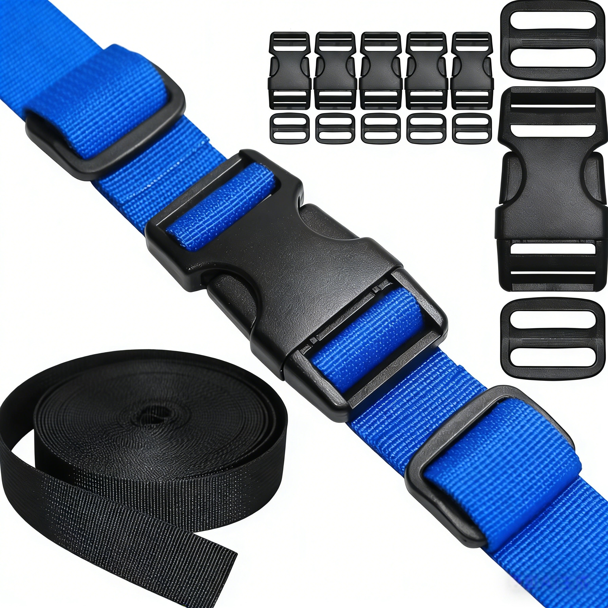 4M Nylon Webbing Strap with 10 - Luggage Strap Belt review and price