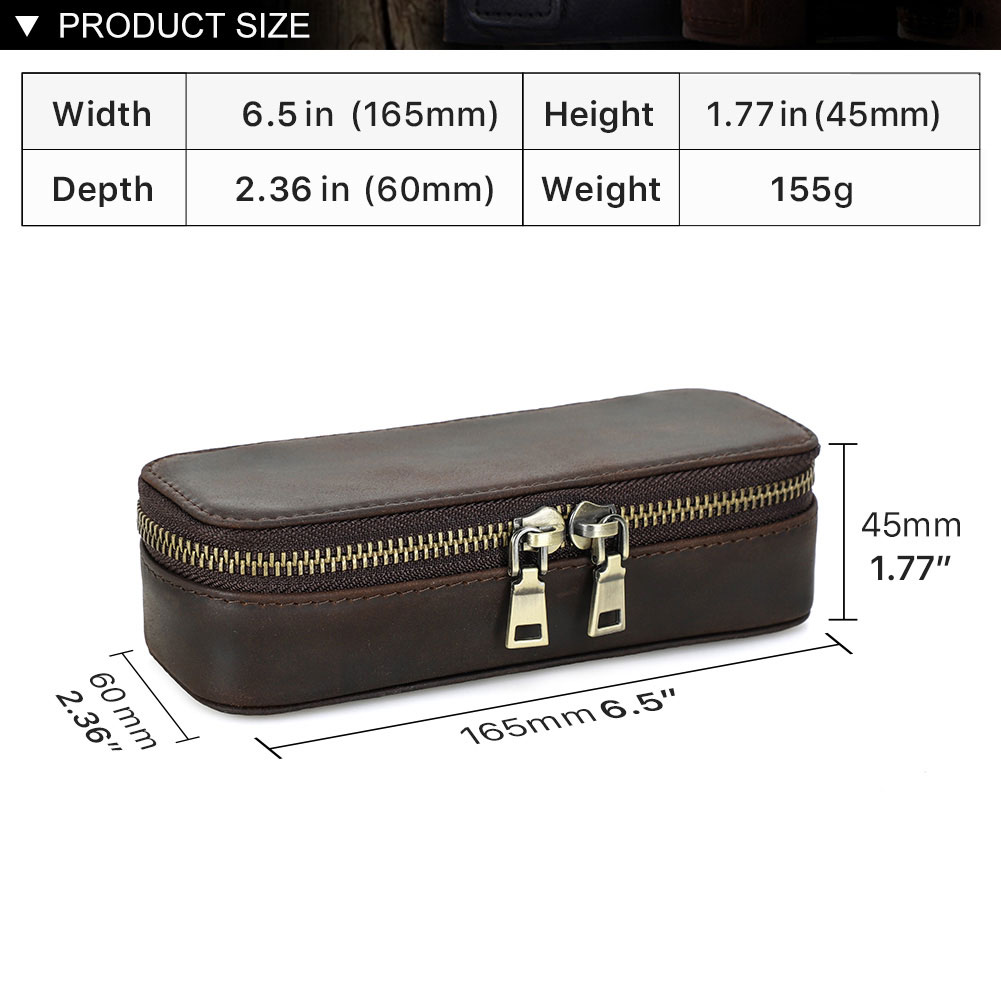 Vintage Genuine Leather Portab - Travel Jewellery & Accessories Organiser review and price